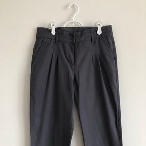 H&M high-waisted grey pants